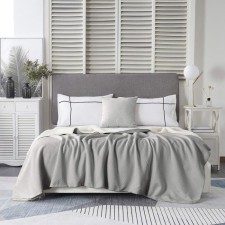 Amanda cover, size 220x240 cm, gray color