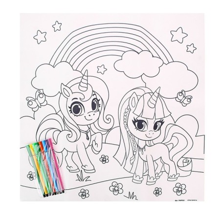 Set for creativity "Roll-Color", 50 × 50 cm-4