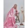 Unicorn blanket, size 150x200 cm, pink color