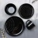 Deep plate ceramic "Ornament", 15.5 x 6.5 cm, 800 ml, black color
