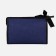 Cosmetic bag with a lining, blue color