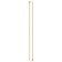Sleeps are straight, bamboo, 2.50 mm/33cm, 2 pcs