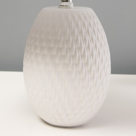 Hell lamp "Jacqueline" E14 40W white 20x20x32cm-3