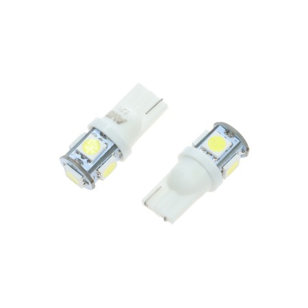 LED lamp AVS T027-10 T10, White, W2.1X9.5D, 5050 3 Chip, W5W, 10 pcs-1