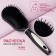 Massage comb, 7 × 24 cm, black/white color