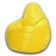 The hand-bag “pear” is positive, size m, diameter 70 cm, height 90 cm, oxford, yellow color