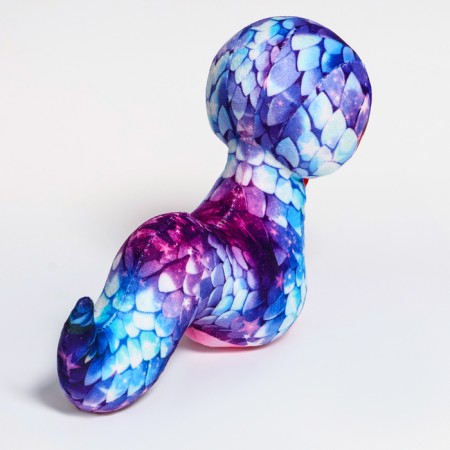 Soft toy "Snake", blue-3
