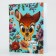 Notebook 48 sheets in a cage, Disney cardboard cover "Bambi"