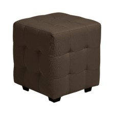 Пуф Генри 400х400х420 Рогожка CHOCOLATE