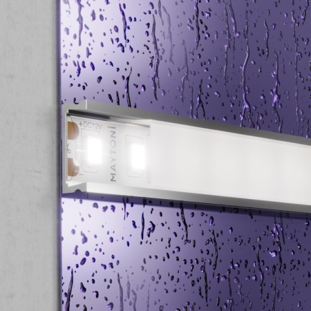 LED tape Maytoni, 12V, IP65, 2835, 14.4W/m, 6000k, 5 m, monochrome glow-4