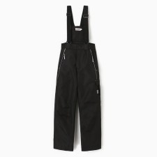 Semi -combinezone insulated for boys, black color, height 128 cm