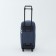 Road bag on wheels, external pocket, blue color