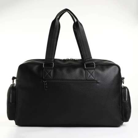 Road bag with lightning, long belt, black color-1