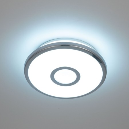 Lamp Citilux "Starlight Smart" CL703A10G 20.8x20.8x5.9 cm, 1x13W, LED, Gray color.-1