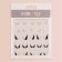 Nail stickers "delicate jacket", white/pink/black color