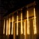 Garland "Icharks" 2.5 × 0.3 m, IP65, transparent thread, 192 LED, warm glow with a drain effect, 12 V effect