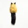 A toy for cats "cat-arc", artificial fur, housing 7 cm, yellow/black