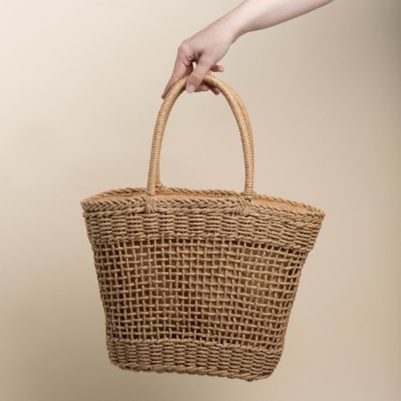 Women's bag SL Home, manual weaving, cotton, pens length 18.5 cm, 40 × 27 cm-6