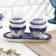 Spices "double", 9x18 cm, gzhel, porcelain