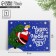 Postcard-Mini "Miracles in the New Year!", Santa Claus with a star, 6 x 8 cm, New Year