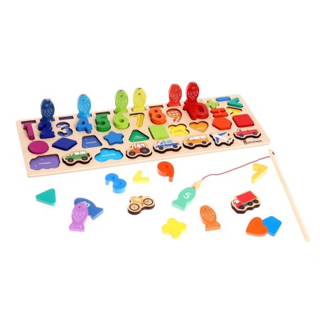 Puzzle sorter "magnetic fishing"-2