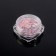 Decorative elements for decor, voluminous, translucent/pale pink color