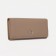 Women's wallet on magnet, beige color