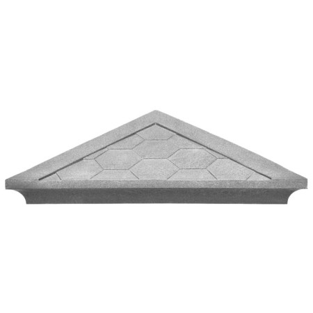 PPK cap to a column column, 2 × 2 bricks, 53.5 × 53.5 × 4.3 cm, graphite, “flexible tile”-3