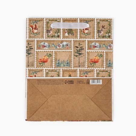 Craft vertical package “Welcome to the New Year”, Ml 23 x 27 x 11.5 cm, New Year-5