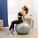 Fitball ONLYTOP, D = 85 cm, 1400 g, anti -wings, color gray