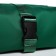 Youth bag with zipper, green color