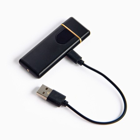 Electronic lighter, spiral, 130 mAh, USB-3