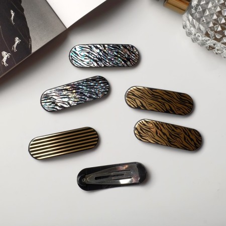 Herty Hair Invisibility (set 6 pcs) stripes, 5.5 cm-1