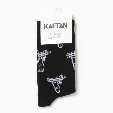 Men's socks kaftan "gun" size 41-44 (27-29 cm)-2