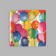 Disposable plate paper square "balls" (21 cm)