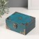Casket chest "Adriana" Blue 15x12x7 cm