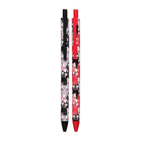 Automatic ballpoint handle 0.5 mm, vinson, blue oil, software, barcode for pcs, mix