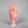 Training hand for manicure, with bending fingers, in a cardboard box, beige color