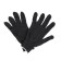 Garden gloves, x/b, knitting grade 7, 3 threads, size 9, without coating, black