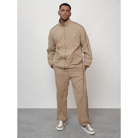 Sports suit men's, size 48, beige color-10