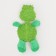 Textile toy "Space Dino", 32 x 19 cm, green