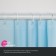 Curtain for the bathroom IDDIS P07PE18I11, PE, 200x180 cm, blue