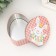 Casket Metal Egg "Bunny with stretching of happy Easter" 11.7x9.2x4.5 cm