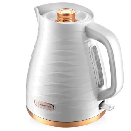 Electric kettle Brayer 1057br-Wh, plastic, 1.7 l, 2200 watts, auto shutdown, white-3