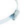 Chervyeric zein clamp, end-to-end carriage, diameter 105-127 mm, width 12.7 mm, galvanized