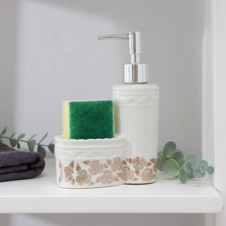 A dispenser for a detergent with a stand for the sponge of the Rosa Golden Dilan, 200 ml-3