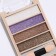 Palette of shadows for eyelids, 4 colors