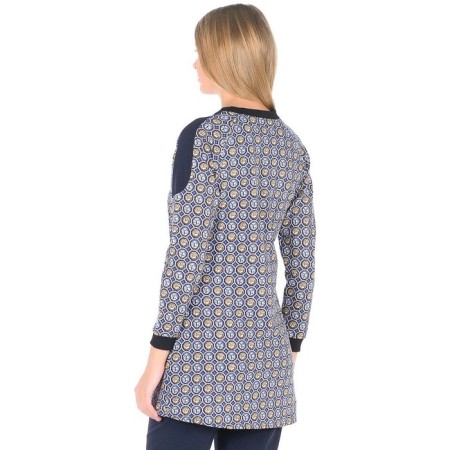Women's “Coins” tunic, size 42, blue color-2