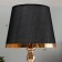 Daile table lamp E27 40W black and gold 25x25x44 cm