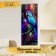 Picture on numbers with a whip, panel "Beautiful parrots" 22 colors, 35 × 88 cm